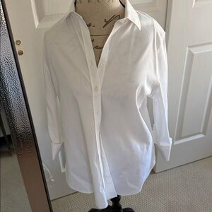 Chico's Classic White Button Down Shirt